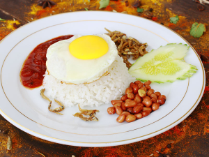 Nasi Lemak Telur Mata